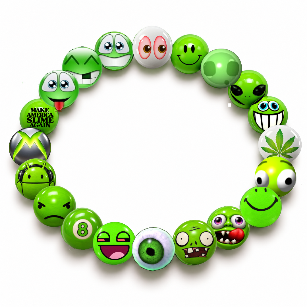 "slimeball" bracelet coming soon..
